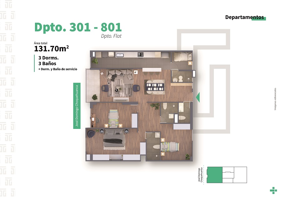 Departamento N° 601